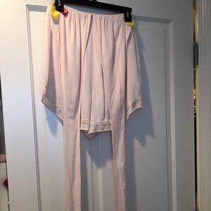 Some days lovin light pink halter romper